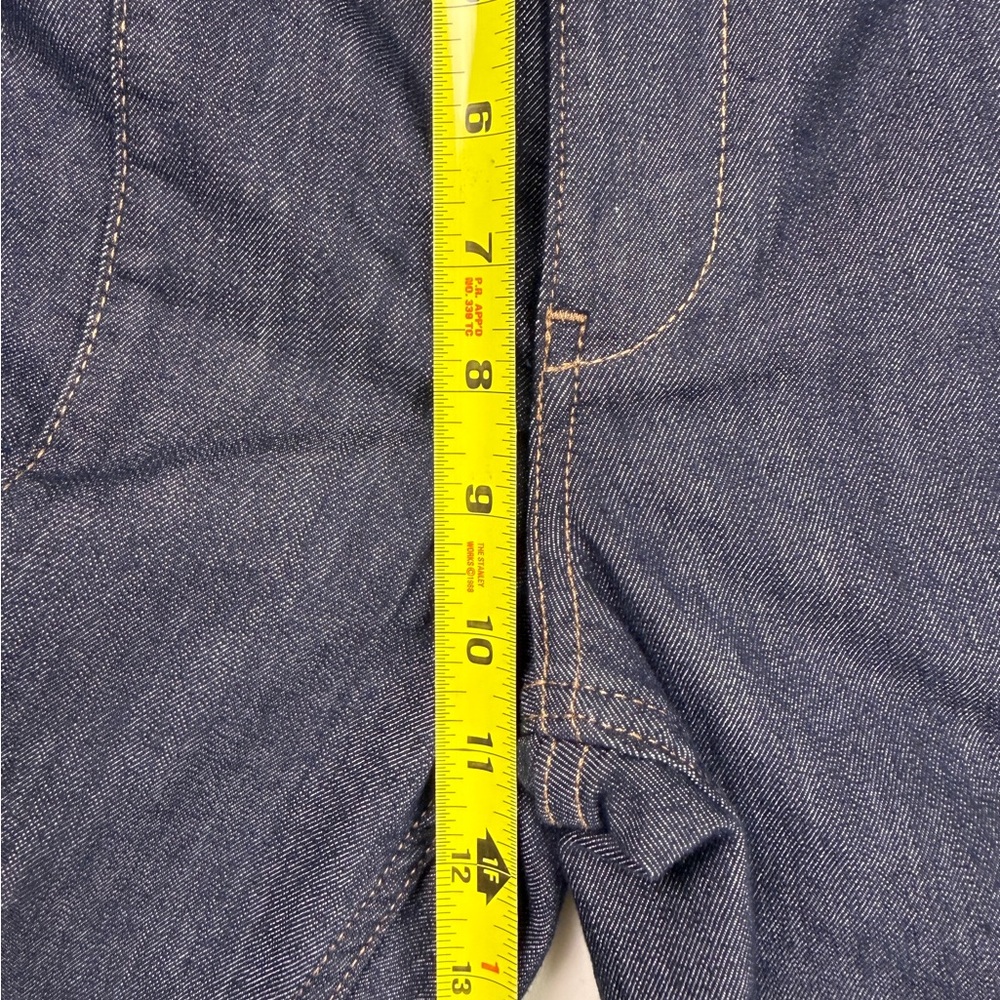 Anthropologie Pilcro Front Seam Cropped Jeans Dark Blue Size 29P Petite EUC - Picture 12 of 14